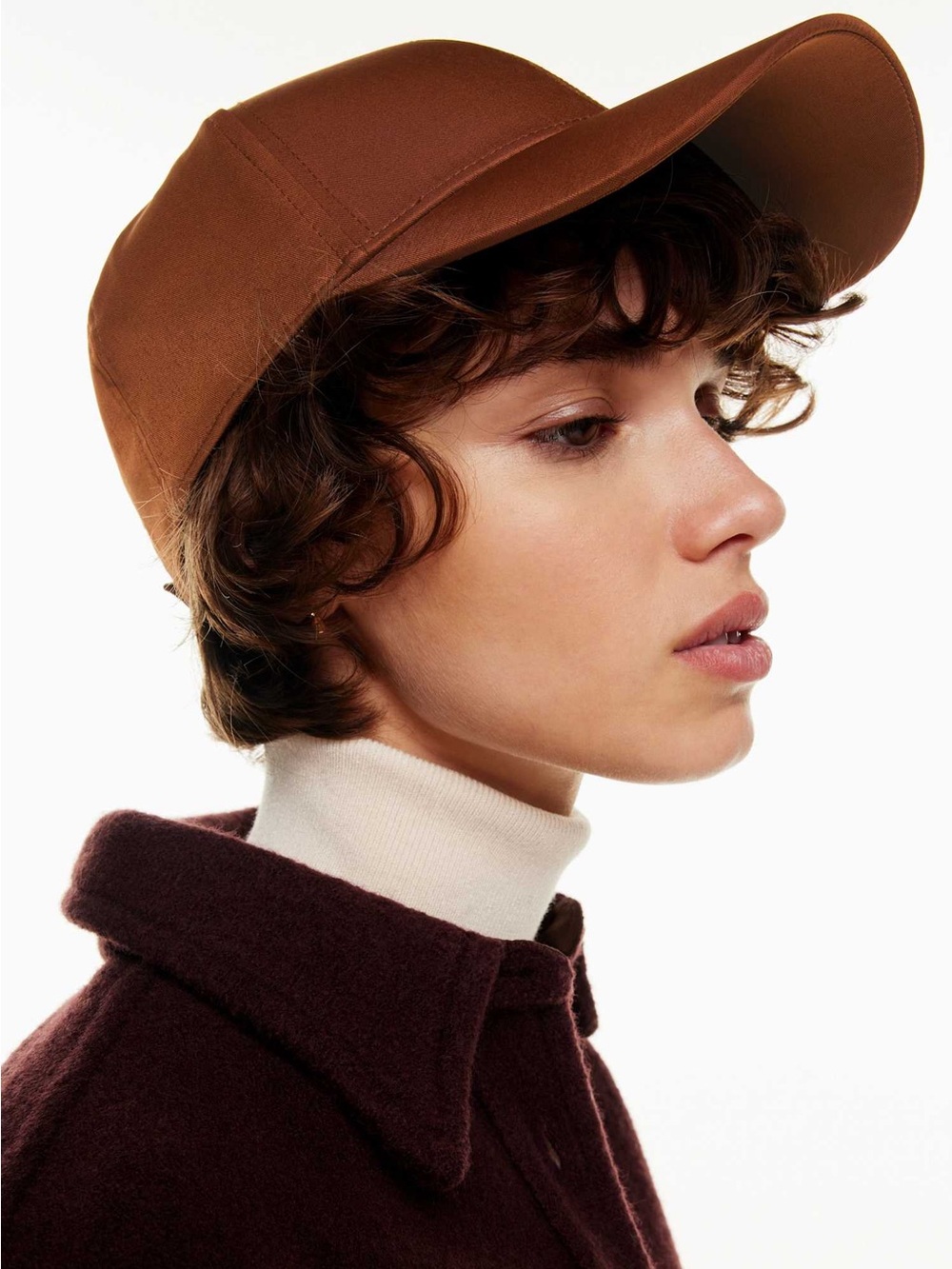 Cognac Baseball Cap - Women's Casual Hat